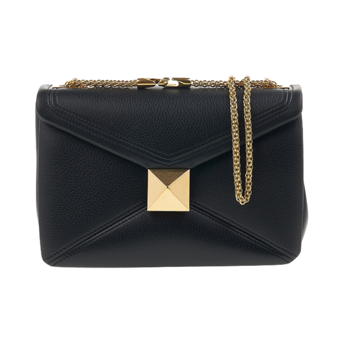 발렌티노 원 스터드 숄더백 블랙(Valentino One Stud Shoulder Bag Black) - 1