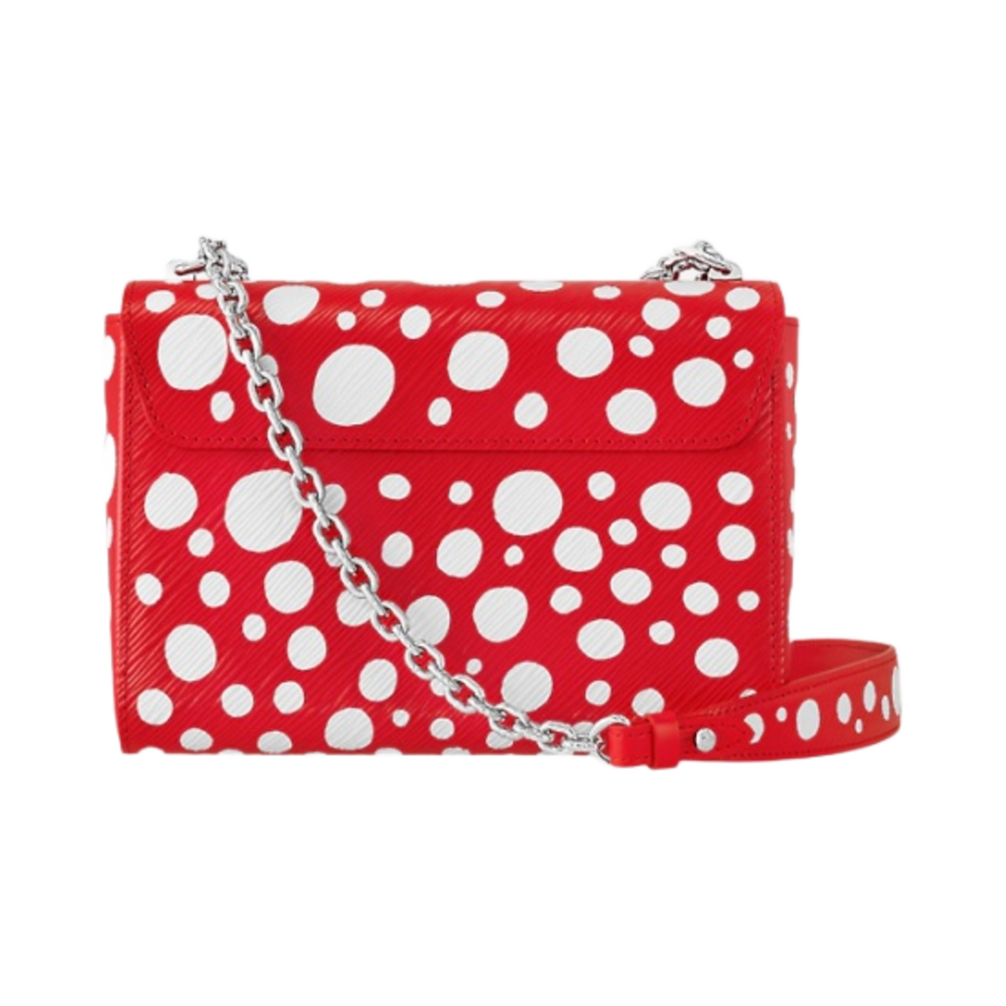 루이비통 x 야요이 쿠사마 트위스트 MM 레드 화이트(Louis Vuitton x YK Twist MM Red White) - 3