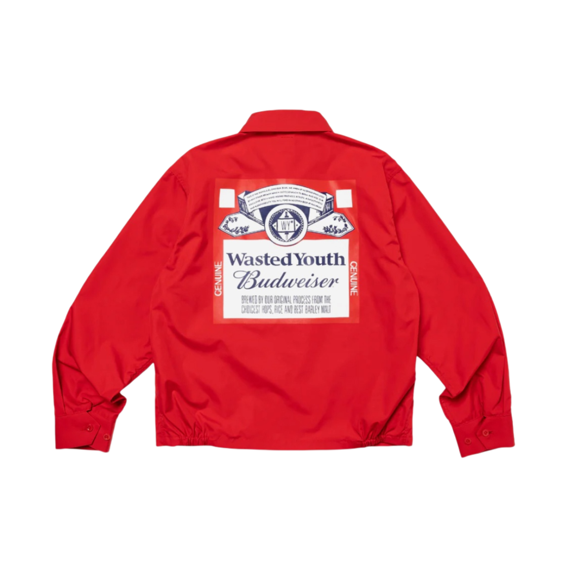 베르디 웨이스티드 유스 드리즐러 자켓 레드(Verdy Wasted Youth Drizzler Jacket Red)