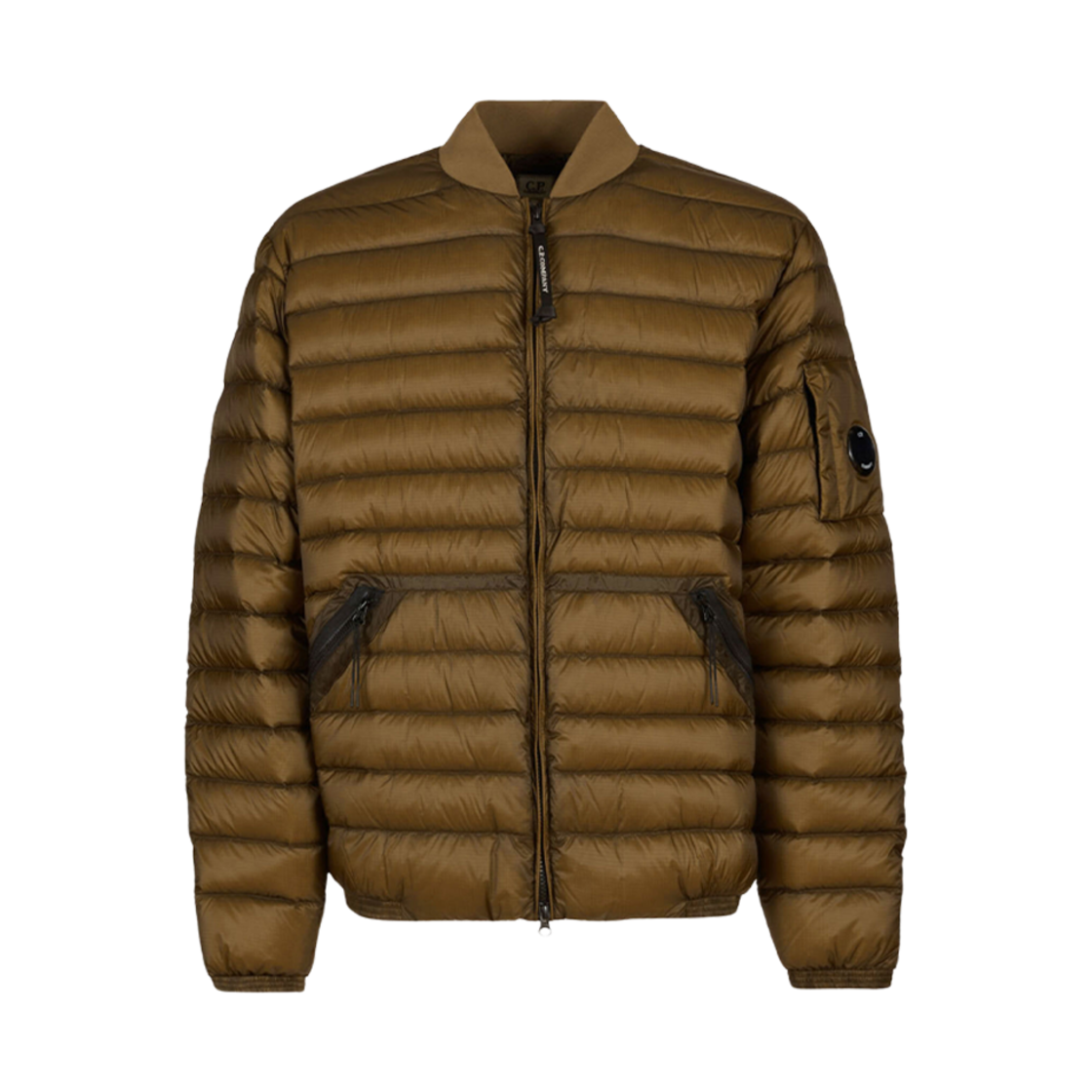 15CMOW202A006099A653 C.P. Company D.D. Shell Down Bomber Jacket Butternut Brown - 23FW