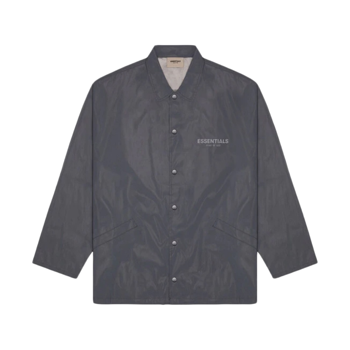 에센셜 코치 자켓 블랙 리플렉티브 - 20FW(Essentials Coach Jacket Black Reflective - 20FW)