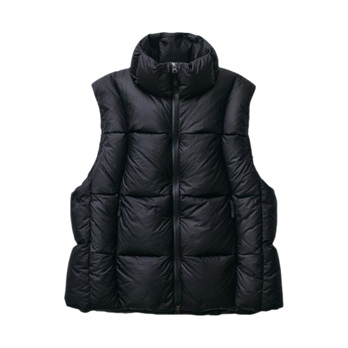 GZ23301 Goldwin 0 Three Dimensional Down Vest Graphite Black