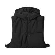 COS Padded Cropped Vest Black