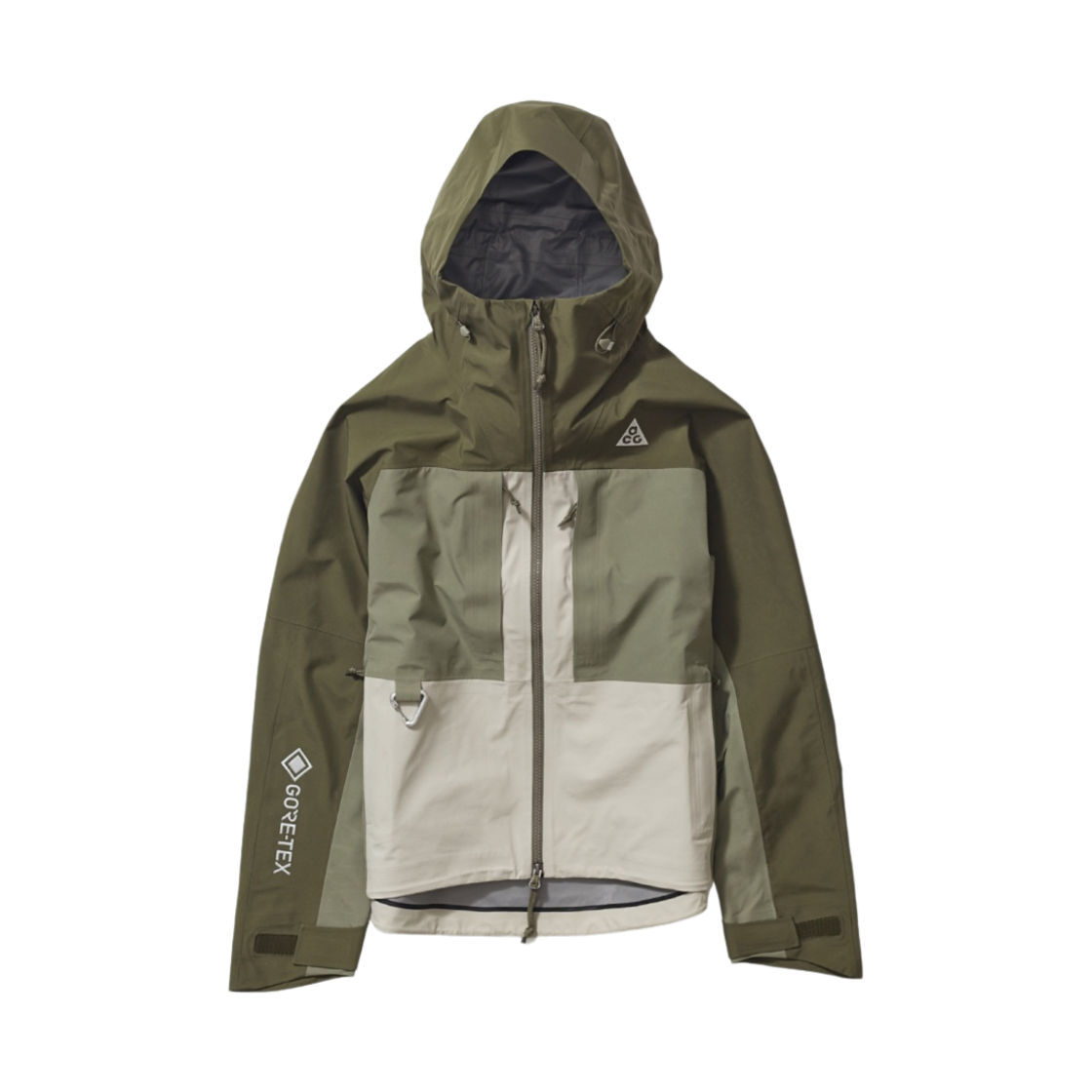 (W) 나이키 ACG 고어텍스 미저리 릿지 자켓 미디움 올리브 - US/EU((W) Nike ACG Gore-Tex Misery Ridge Jacket Medium Olive - US/EU)