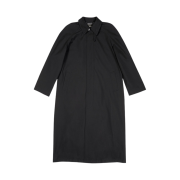 Balenciaga Oversized Raglan Carcoat Black