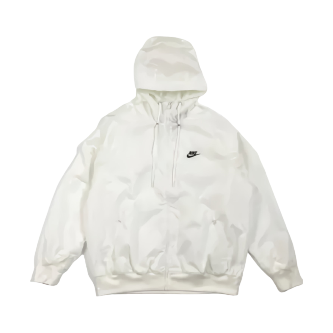 나이키 NSW 윈드러너 후드 자켓 화이트 - 아시아(Nike NSW Windrunner Hooded Jacket White - Asia)