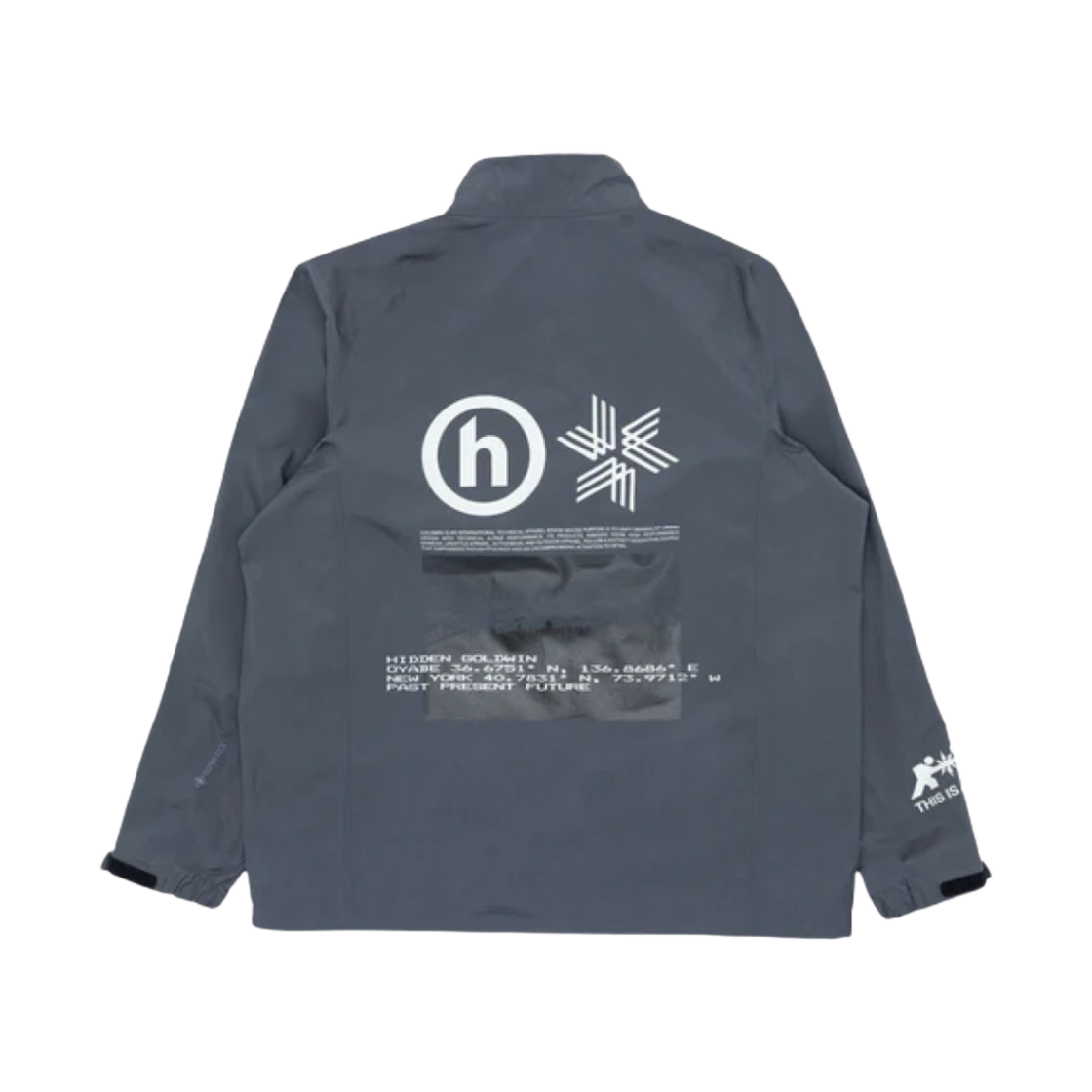 - Hidden NY x Goldwin Goretex Pac Light Act Field Jacket Asphalt