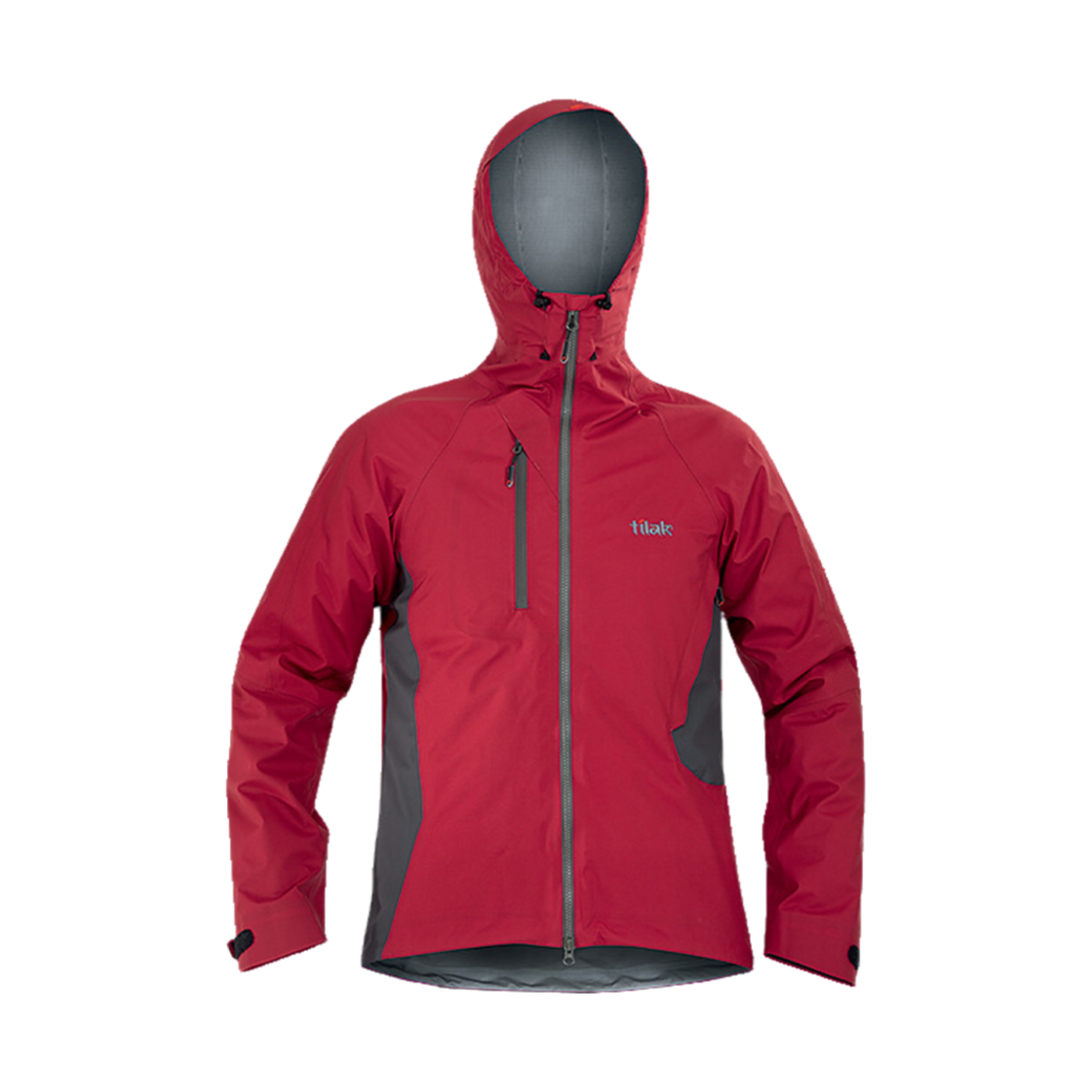 티락 어택 자켓 칠리 레드 에보니 그레이(Tilak Attack Jacket Chilli Red Ebony Grey)