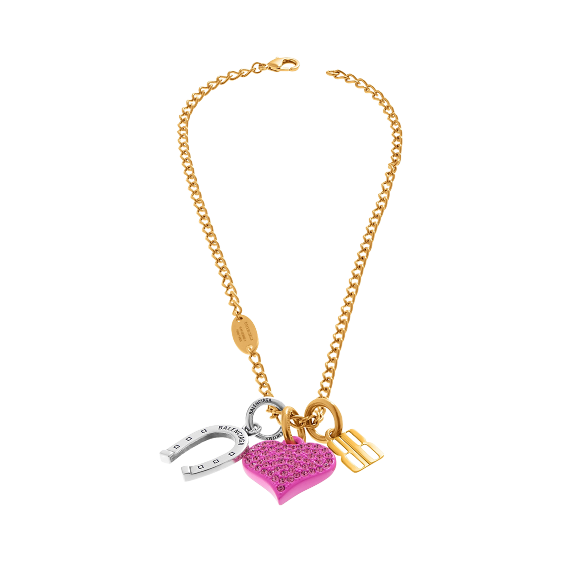 발렌시아가 캐러셀 홀스슈 컬렉터 네클리스 멀티컬러(Balenciaga Carousel Horseshoe Collector Necklace Multicolored) - 2
