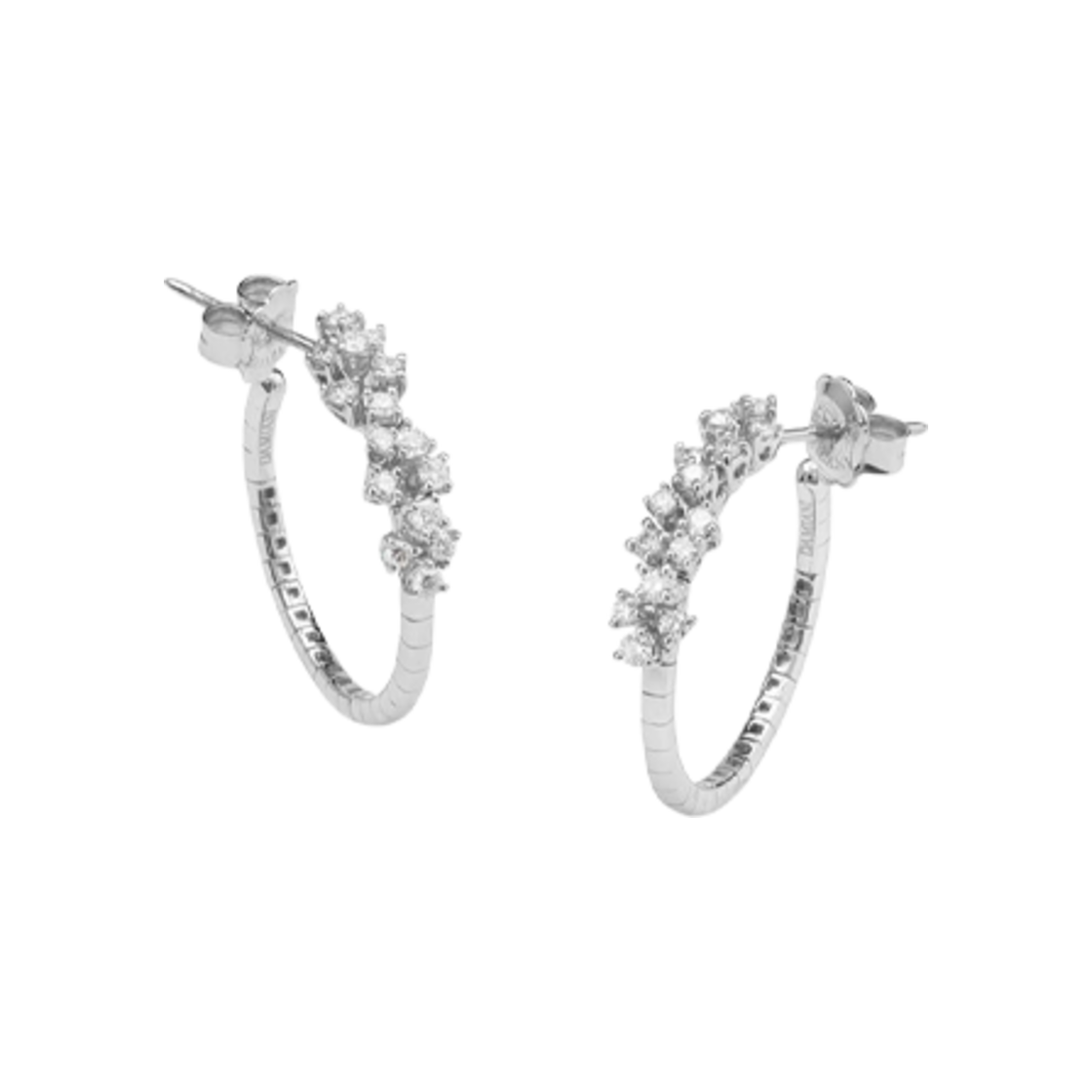 다미아니 미모사 다이아몬드 이어링 화이트 골드(Damiani Mimosa Diamonds Earrings White Gold)