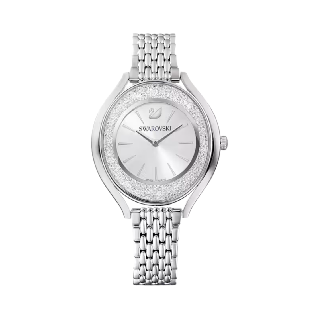 (W) 스와로브스키 크리스탈린 아우라 워치 실버((W) Swarovski Crystalline Aura Watch Silver)
