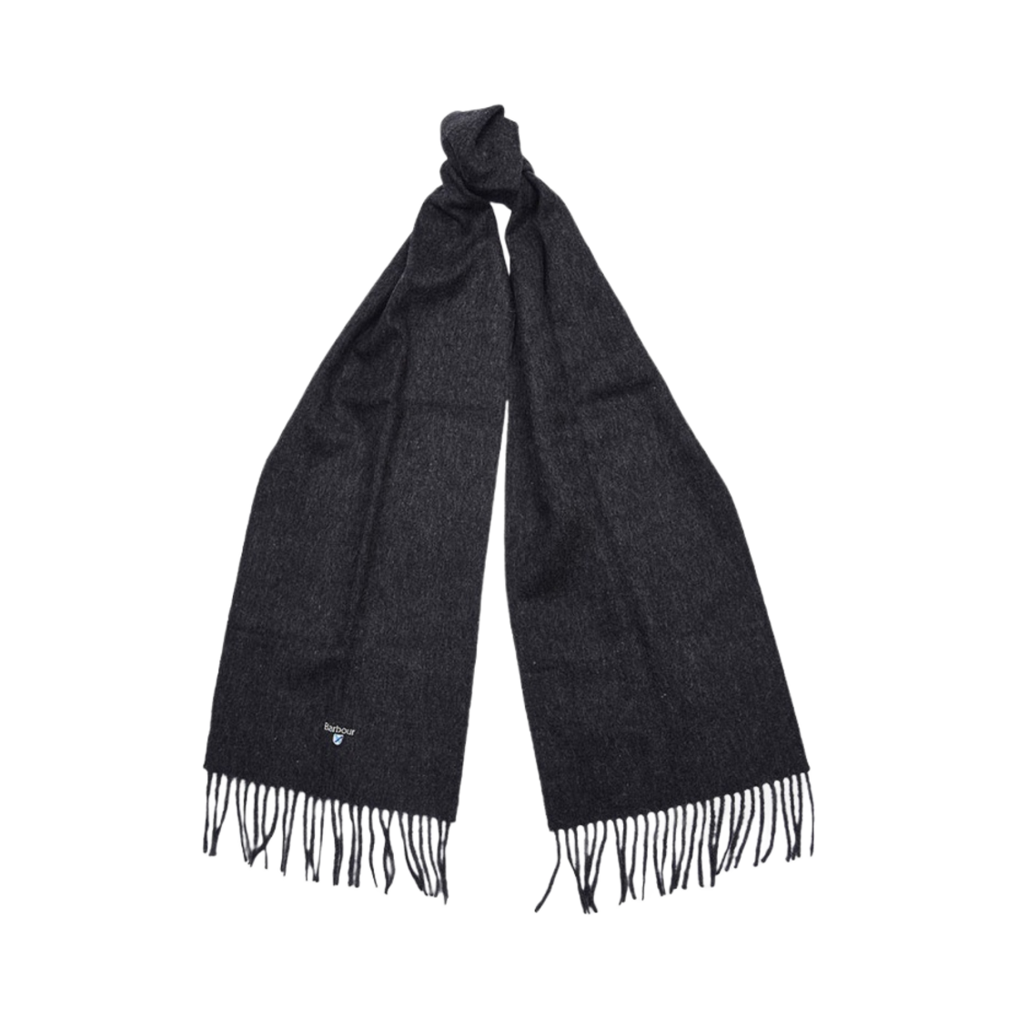 바버 플레인 램스울 머플러 차콜 그레이(Barbour Plain Lambswool Muffler Charcoal Grey)