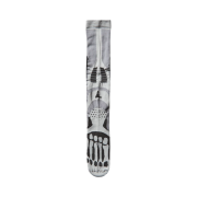 Roa Bones Long Socks Light Grey