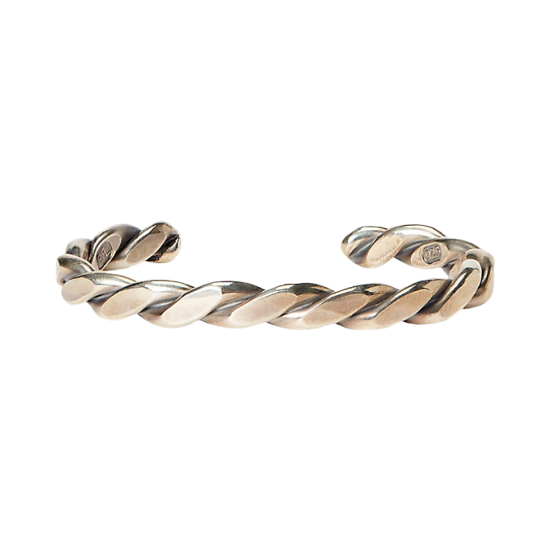 더블알엘 트위스트 스털링 실버 커프 실버(Double RL Twisted Sterling Sliver Cuff Silver) - 1