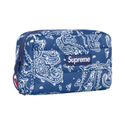 Supreme Puffer Pouch Blue Paisley - 22FW