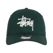 Stussy Basic New Era 9Twenty Cap Dark Green