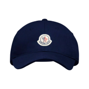 Moncler Logo Baseball Cap Night Blue - 23SS