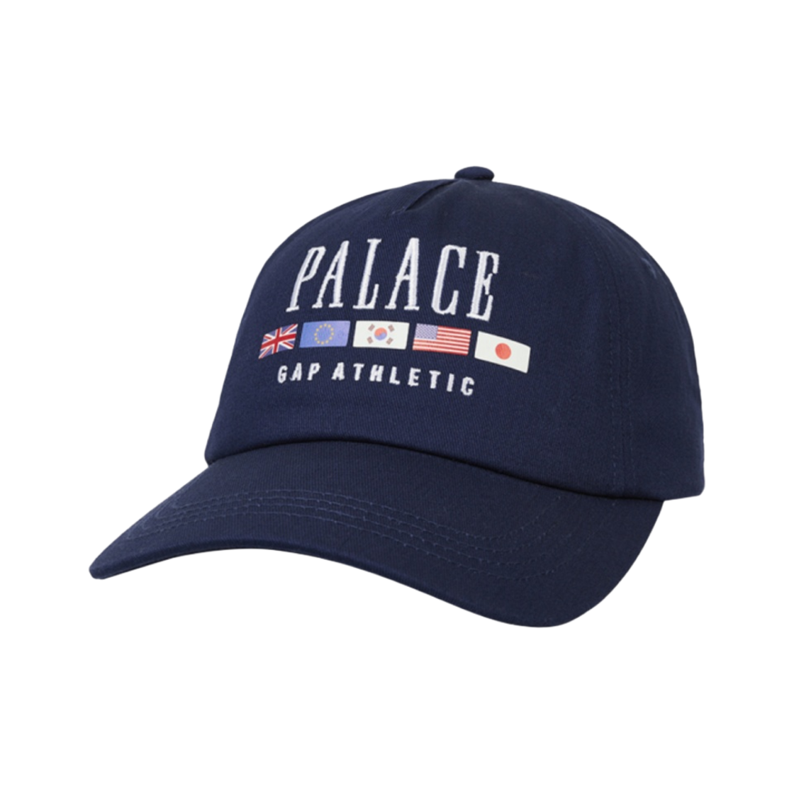 팔라스 x 갭 플래그 6-패널 네이비 - 24SS(Palace x Gap Flag 6-Panel Navy - 24SS)