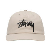 Stussy Mid-Depth Big Stock Snapback Tan