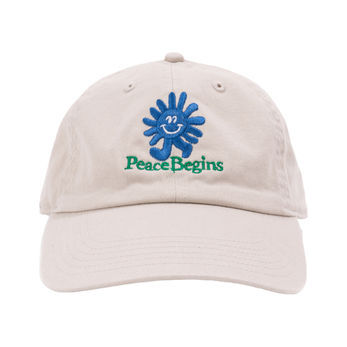 25SS015 Bigwave Collective Peace Run Washed Cap Putty