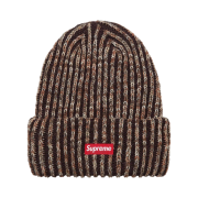Supreme Rainbow Knit Loose Gauge Beanie Dark Brown - 21FW