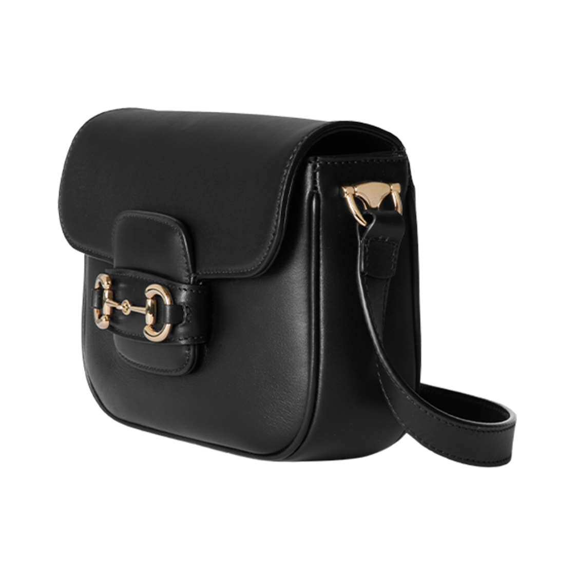 구찌 홀스빗 1955 미니 숄더백 블랙(Gucci Horsebit 1955 Mini Shoulder Bag Black) - 2