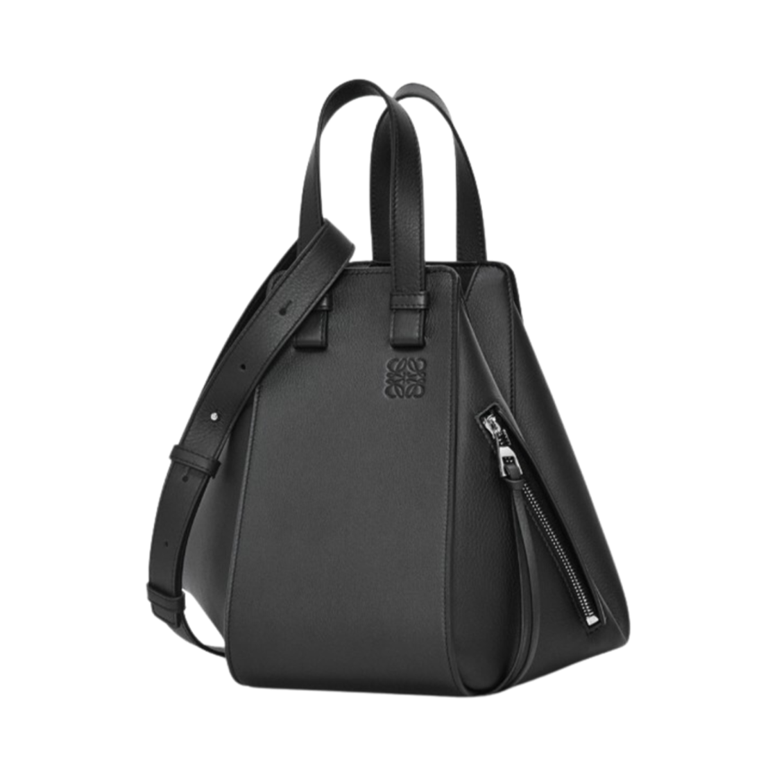 로에베 클래식 카프스킨 스몰 해먹백 블랙(Loewe Small Hammock Bag in Classic Calfskin Black)