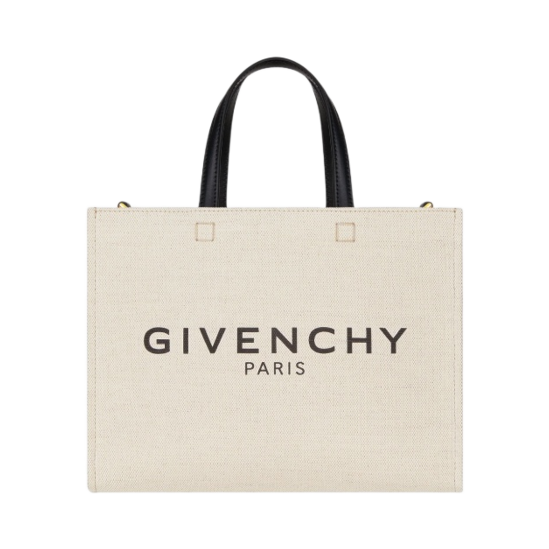 BB50UEB1DR-255 Givenchy Small G Tote Shopping Bag in Canvas Beige Black