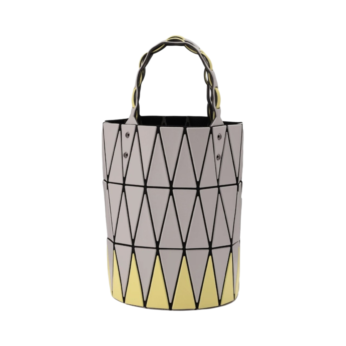 바오 바오 이세이 미야케 베스킷 백 라이트 그레이 옐로우(Bao Bao Issey Miyake Basket Bag Light Gray Yellow) - 1