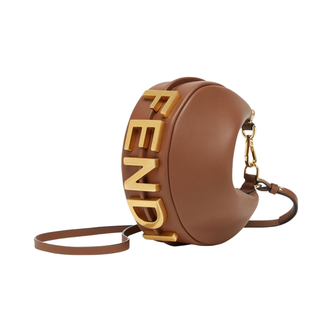 펜디 펜디그라피 레더 미니백 브라운(Fendi Fendigraphy Leather Mini Bag Brown) - 2