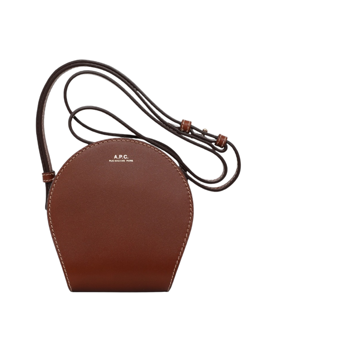 아페쎄 마일라 넥 파우치 넛 브라운(A.P.C. Myla Neck Pouch Nut Brown) - 1