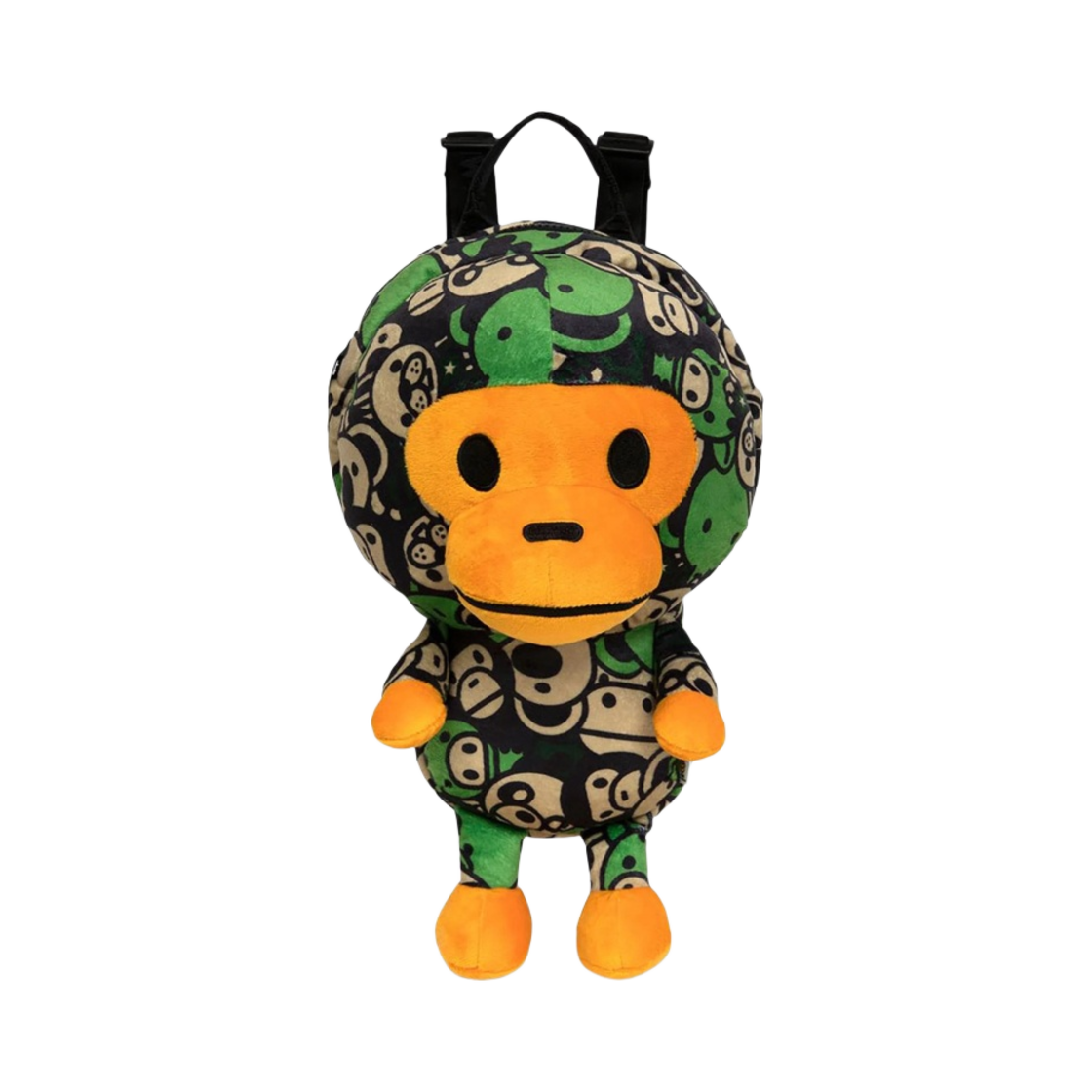 0XBGW4235XX BAPE Baby Milo Plush Backpack Green