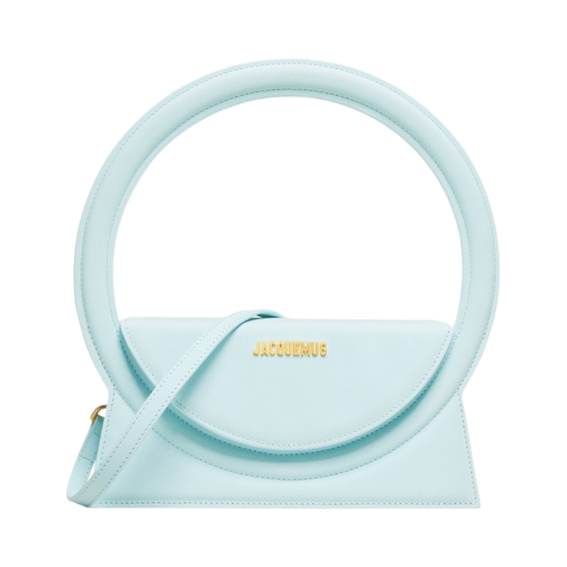 자크뮈스 르 삭 론드 서클 퍼스 페일 블루(Jacquemus Le Sac Rond Circle Purse Pale Blue) - 1