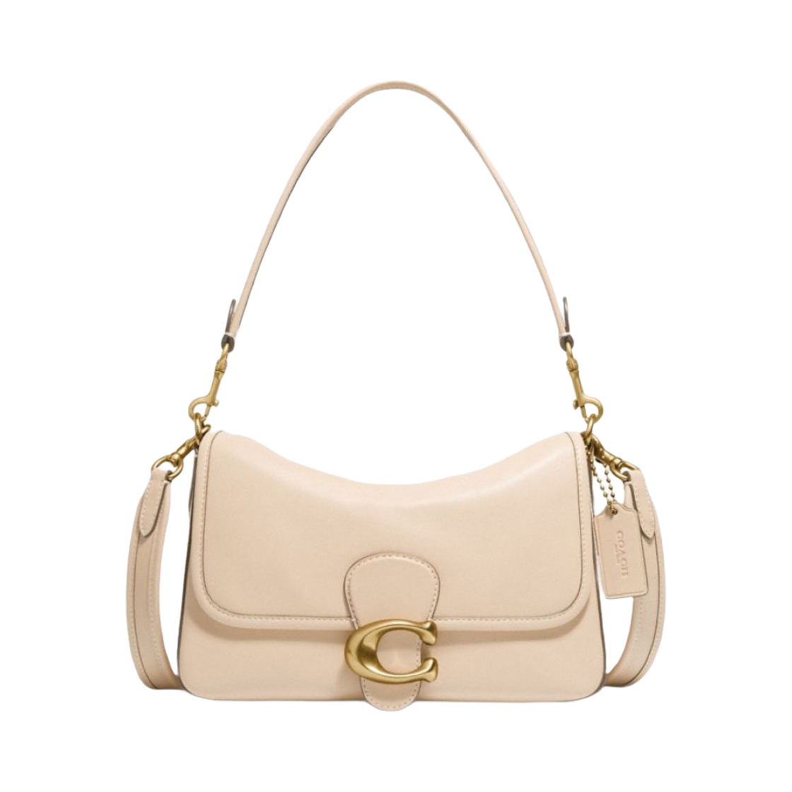C4823-B4/IY Coach Soft Tabby Shoulder Bag Ivory