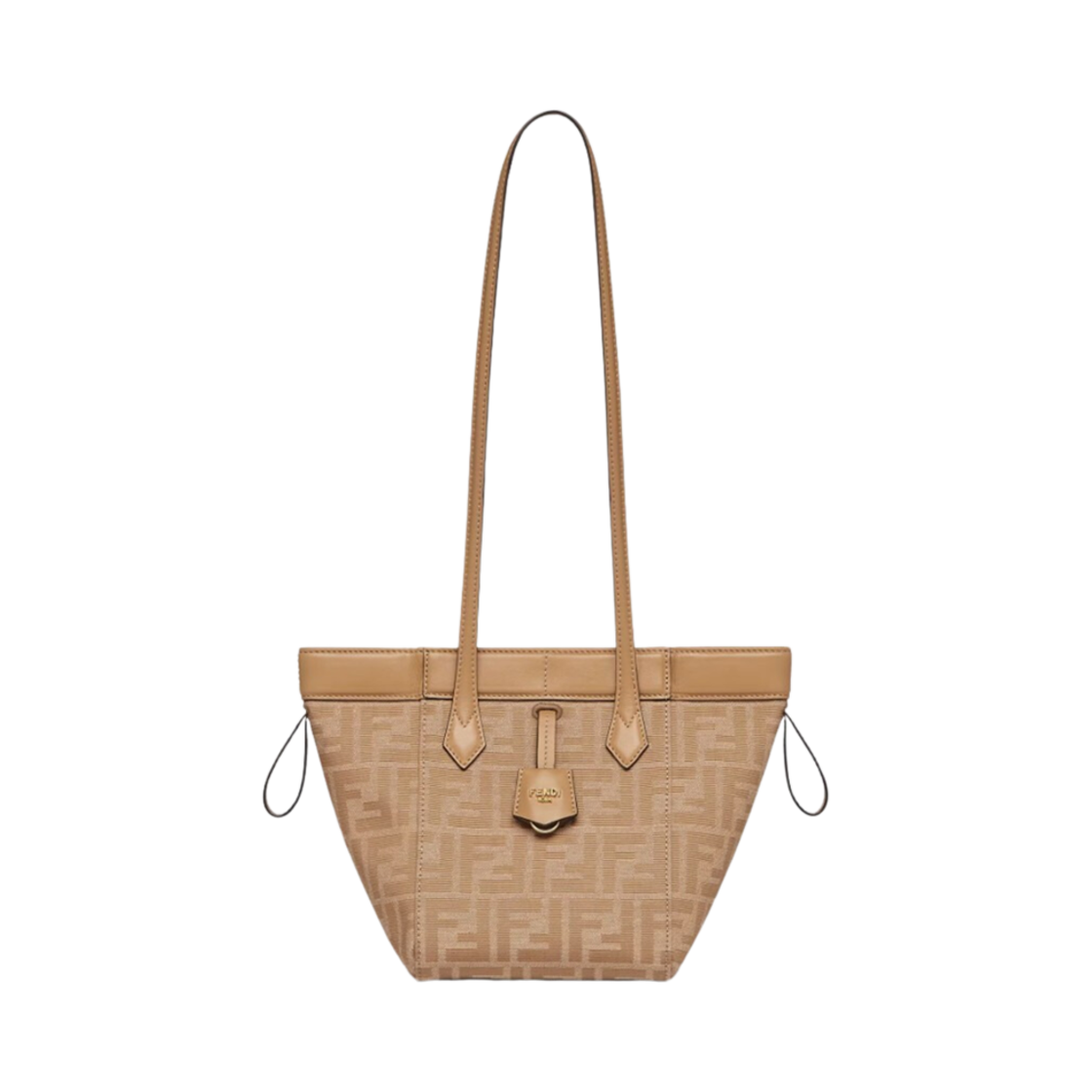 펜디 오리가미 패브릭 FF 자카드 미니백 베이지(Fendi Origami Fabric FF Jacquard Mini Bag Beige) - 2