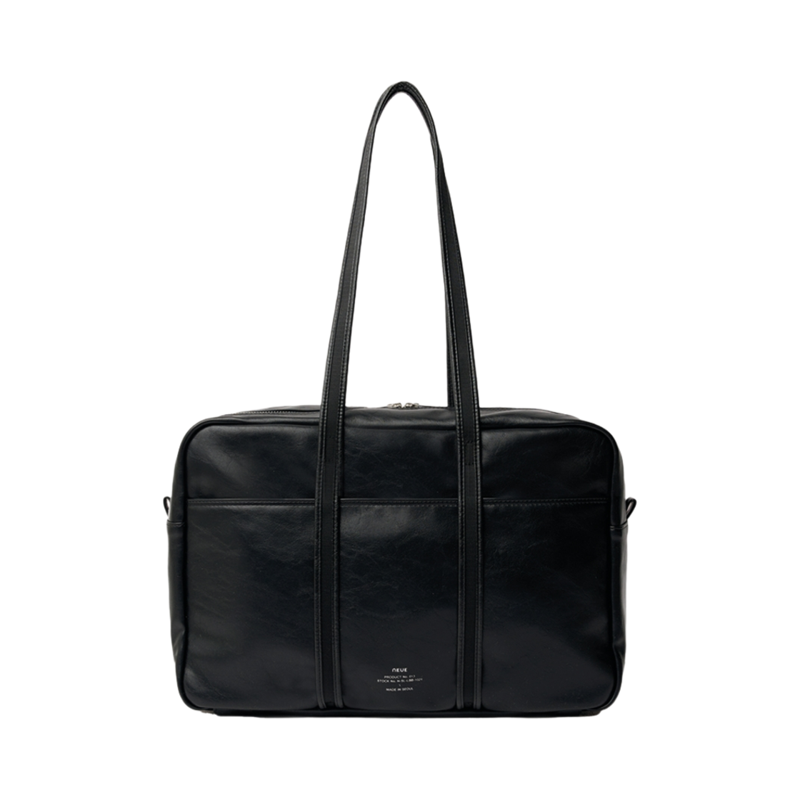 노이에 레더보스턴백 라지 블랙(Neue Leather Boston Bag L Black) - 1
