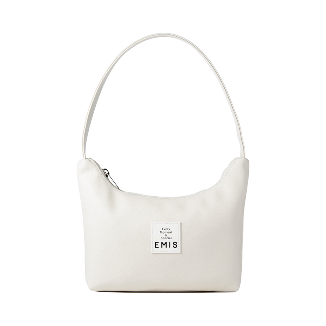이미스 레더 호보백 화이트(Emis Leather Hobo Bag White)