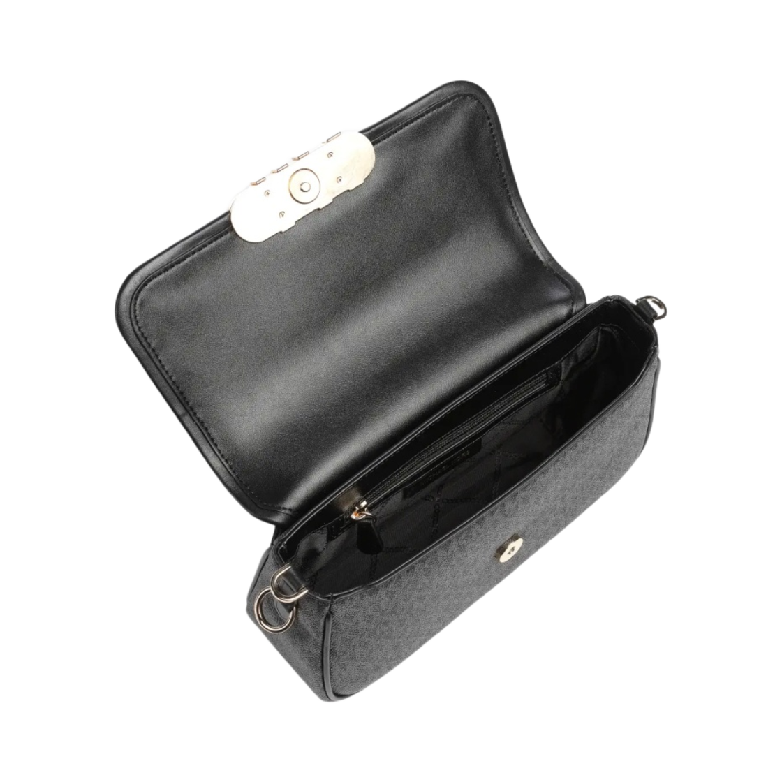 30F2G7PC6B001 Michael Kors Parker Medium Logo Shoulder Bag Black - #2