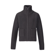 (W) Uniqlo U Lambswool Blend Zip Up Jacket Dark Brown - KR