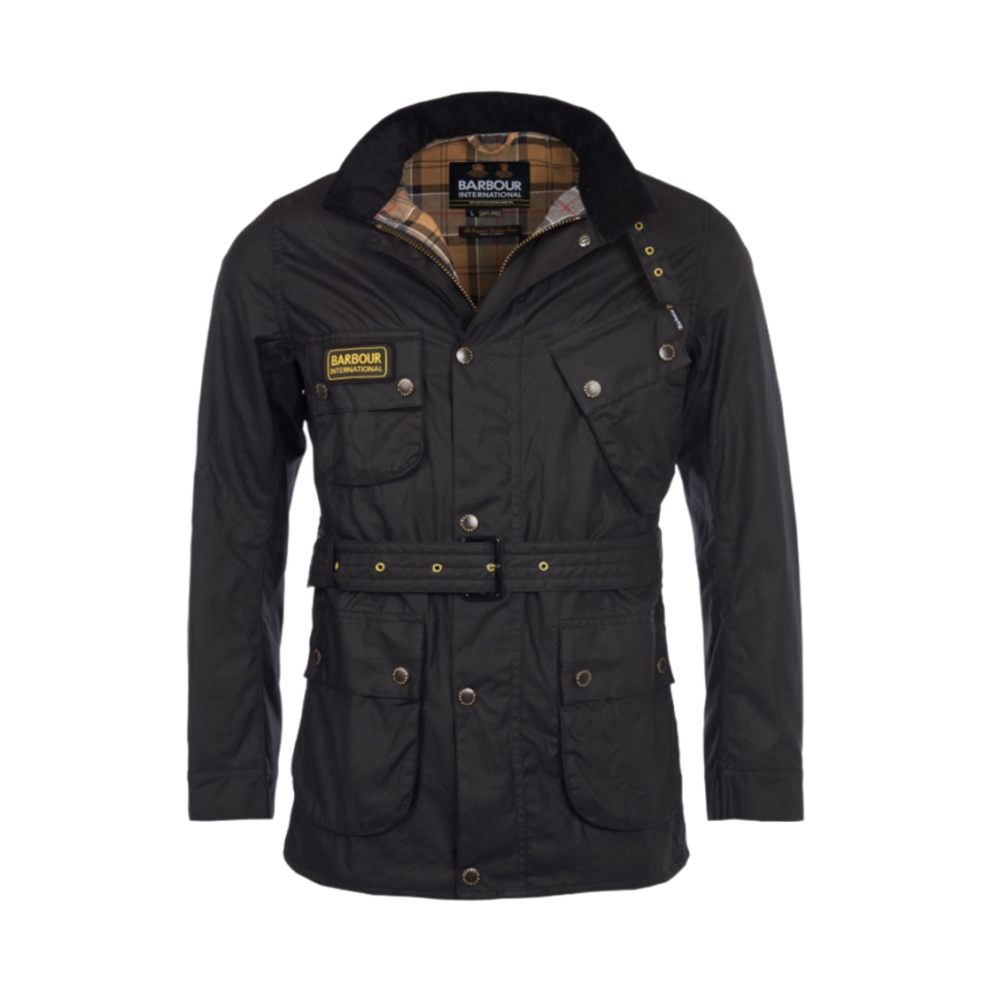 바버 슬림 인터네셔널 왁스 자켓 블랙(Barbour Slim International Wax Jacket Black)