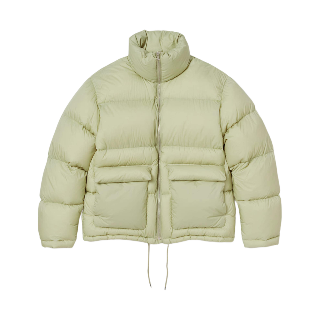 오라리 슈퍼 라이트 나일론 립스탑 다운 블루종 라이트 카키 - 24AW(Auralee Super Light Nylon Ripstop Down Blouson Light Khaki - 24AW)