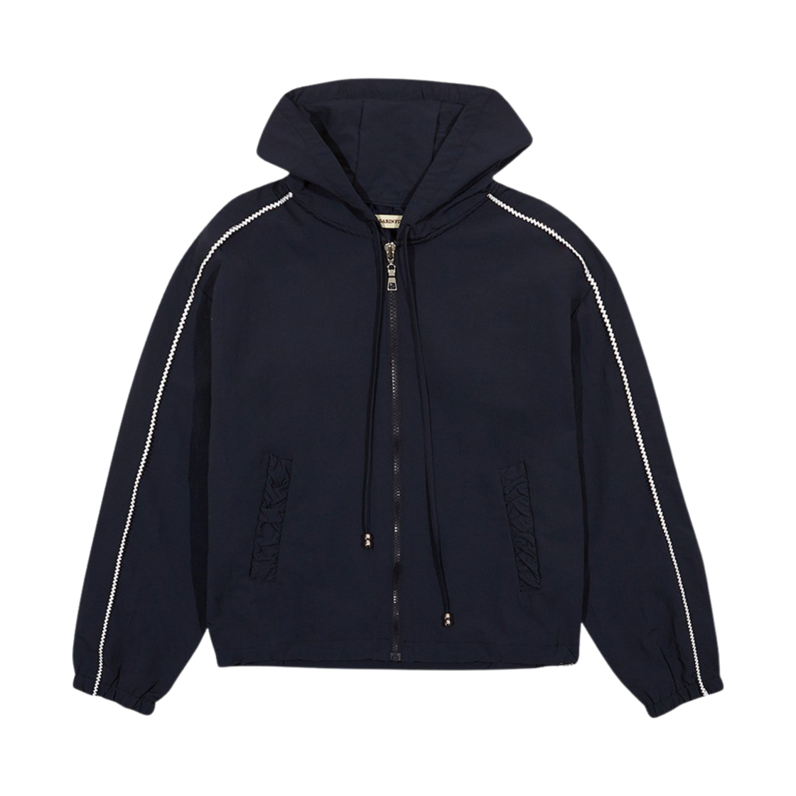 마가린핑거스 레이스 후디 아노락 다크 네이비