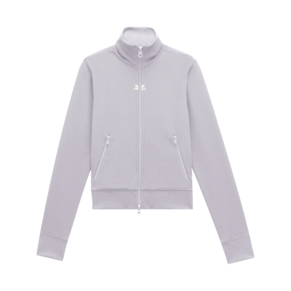 (W) 꾸레쥬 저지 조깅 자켓 라벤더 퐁세((W) Courreges Jersey Jogging Jacket Lavande Fonce)