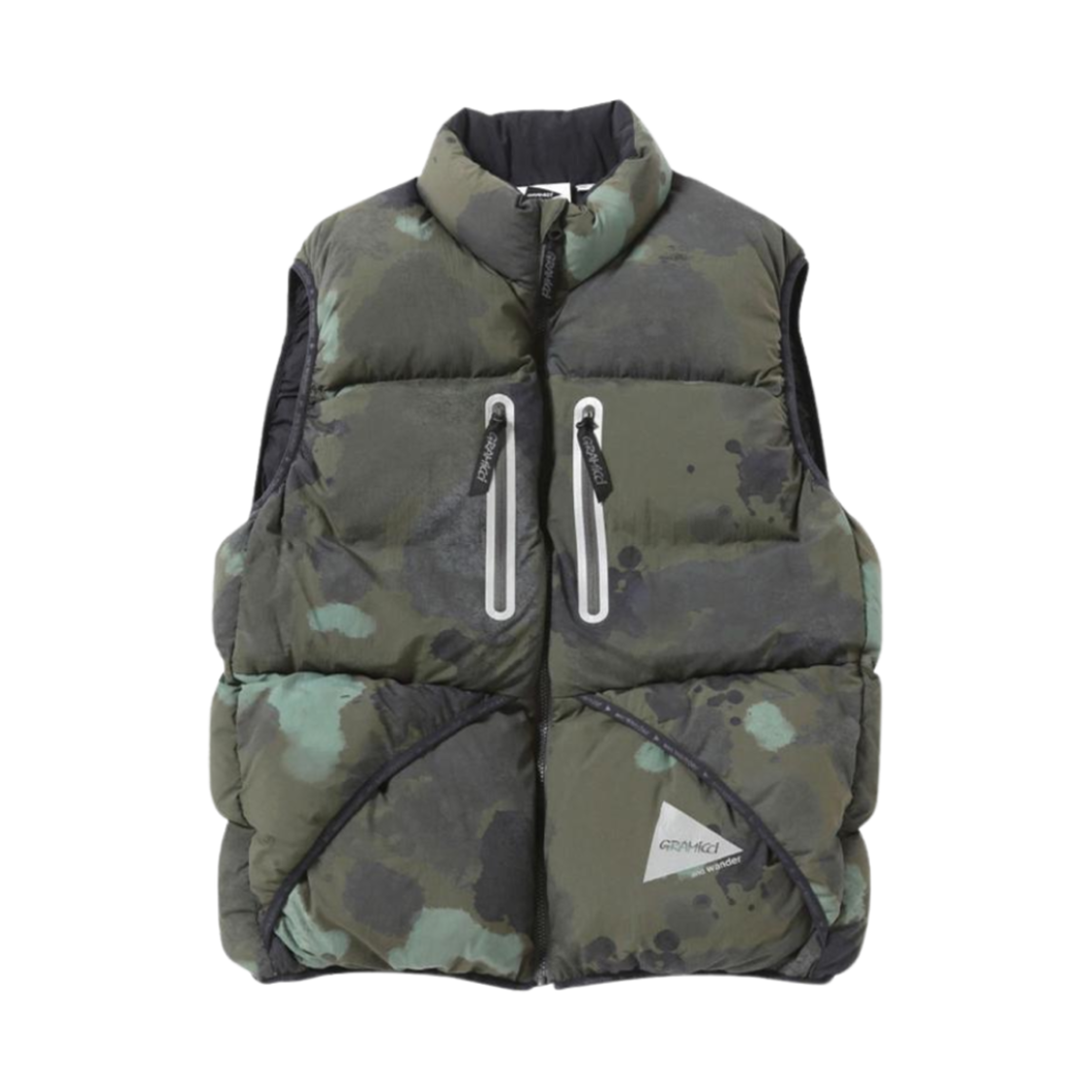 - (W) And Wander x Gramicci Down Vest Camo