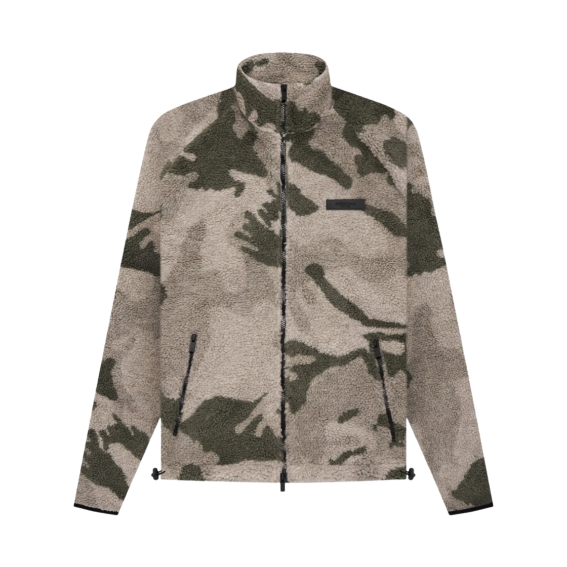 에센셜 폴라 플리스 풀 집 자켓 카모 - 22SS