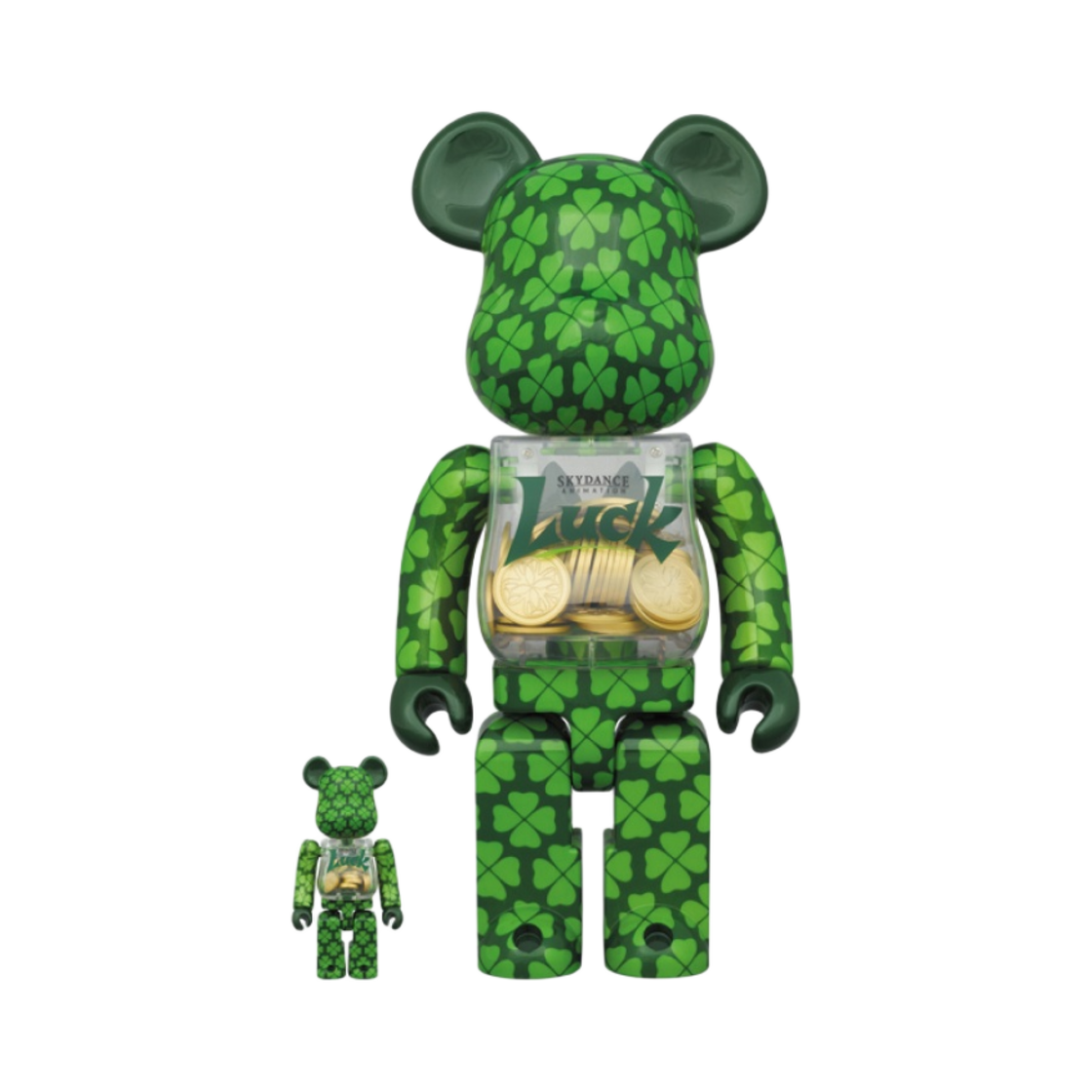 베어브릭 x 스카이댄스 애니메이션 럭 100% & 400% 세트(Bearbrick x Skydance Animation's Luck 100% & 400% Set) - 1