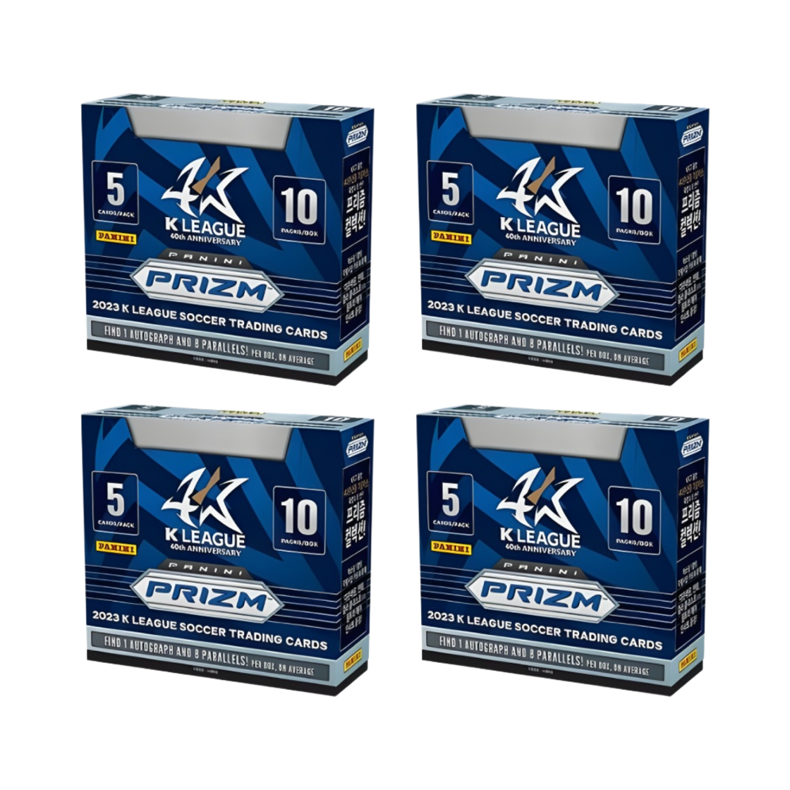 파니니 프리즘 K 리그 축구 카드 4박스 (총 200팩)(Panini Prizm K League Soccer Card 4 Boxes (Total Pack of 200))