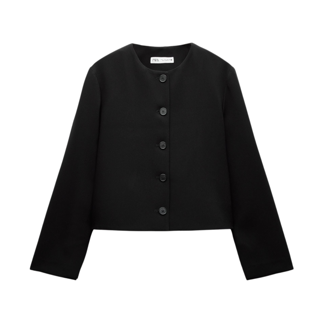 8881/187/800 (W) Zara ZW Collection Buttoned Jacket Black