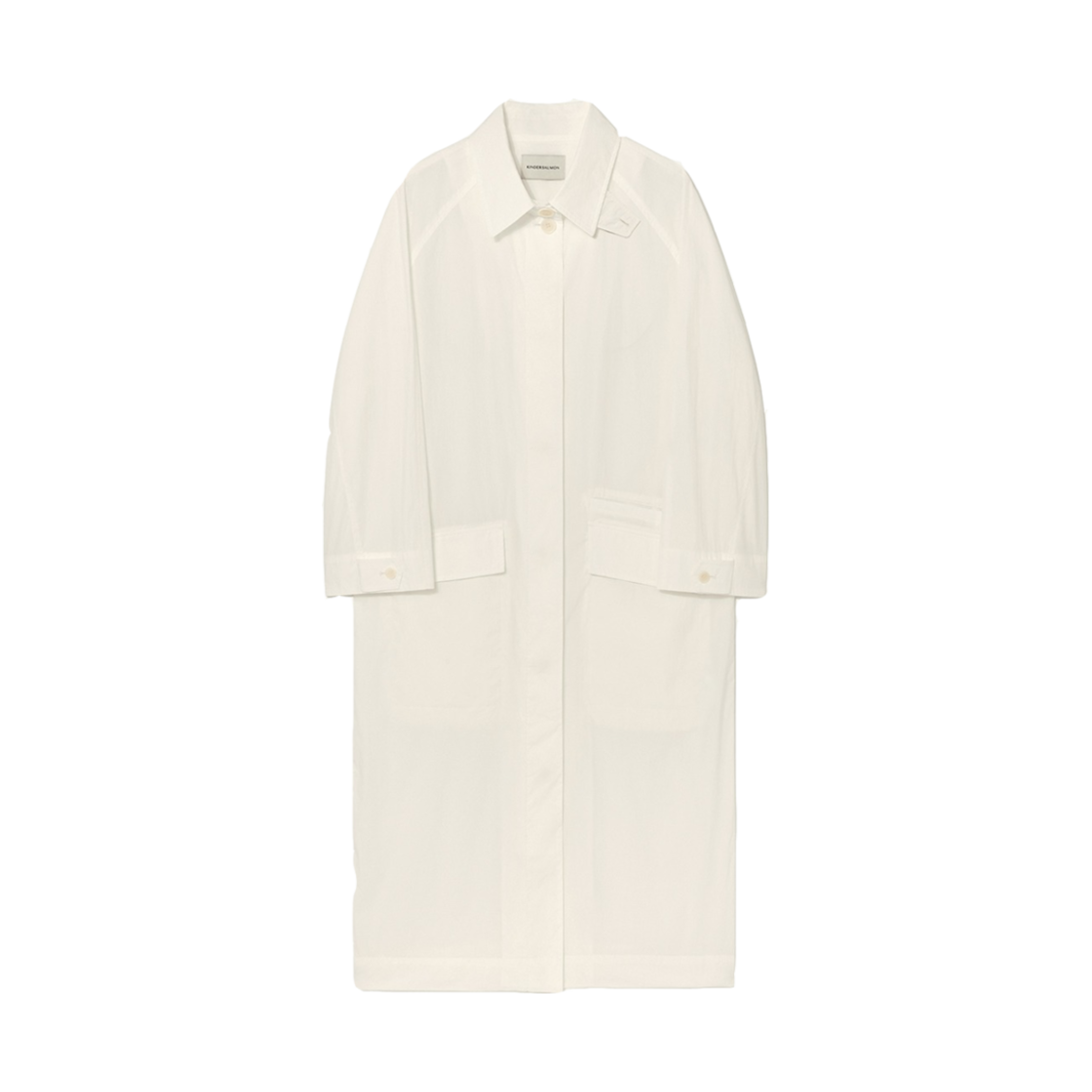 24FW011OT_W Kindersalmon Women Sefine Coat White
