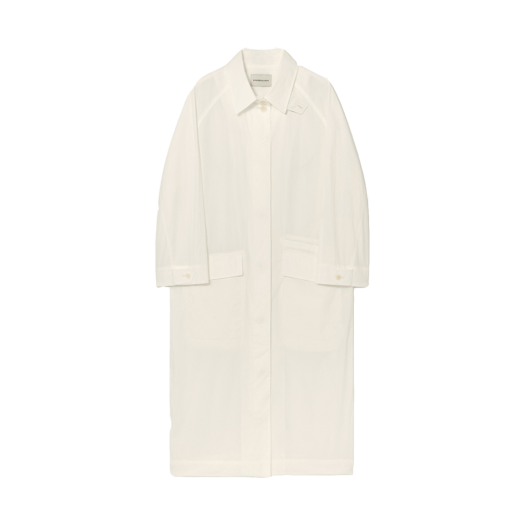 24FW011OT_W Kindersalmon Women Sefine Coat White